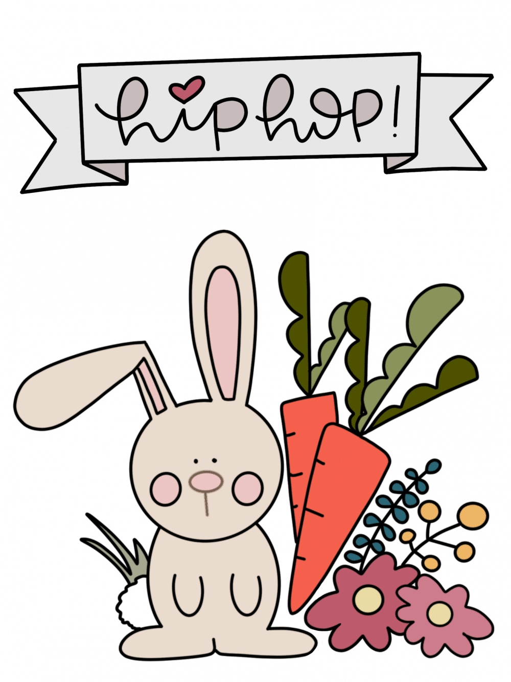 Free easter coloring page printable