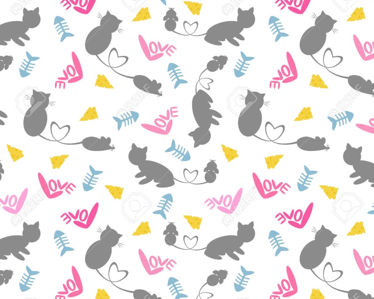 Cute cartoon cat desktop wallpapers