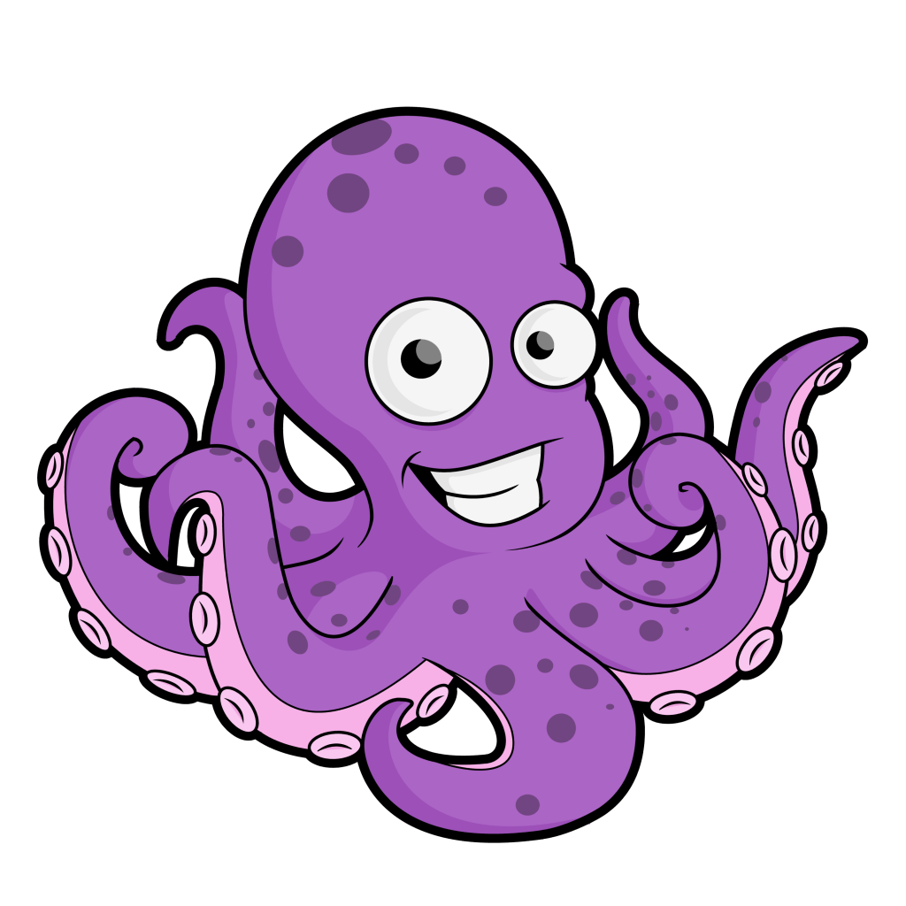 Free cartoon octopus clip art vector
