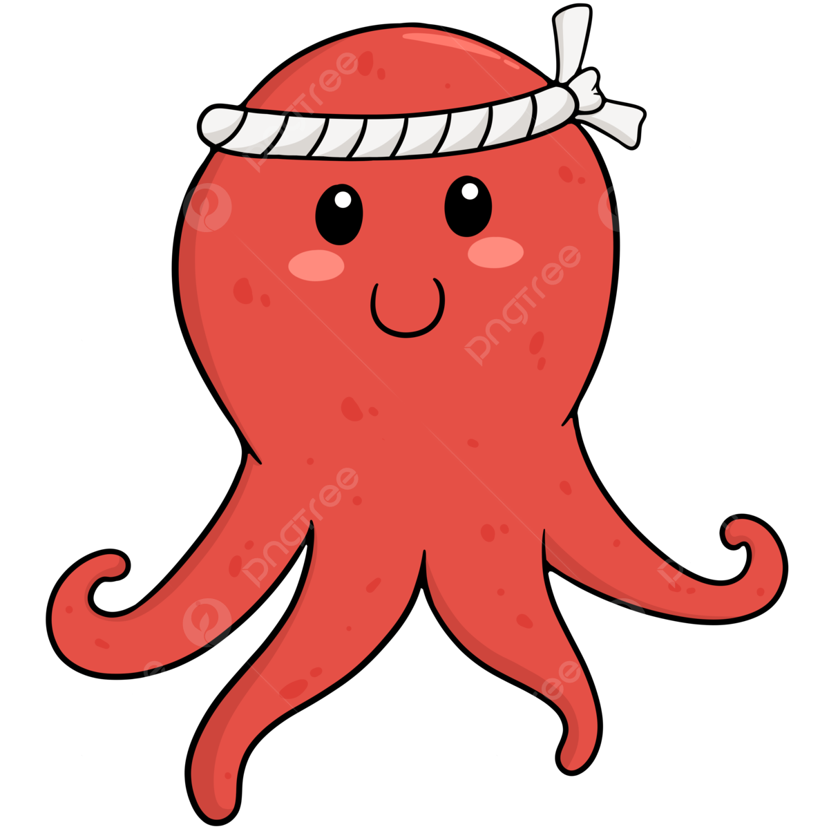 Kawaii octopus octopus kawaii octopus cartoon cute octopus png transparent clipart image and psd file for free download