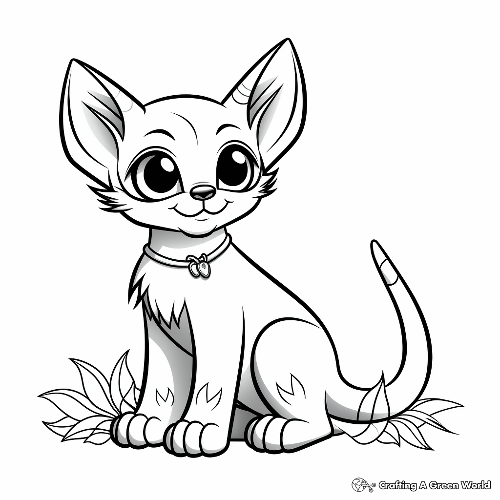 Kitty coloring pages