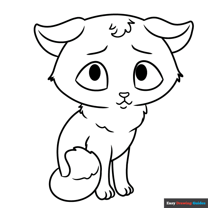 Free printable cat coloring pages for kids