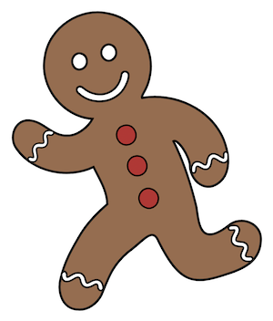 Gingerbread man patterns free printable stencils outlines