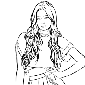 Blackpink coloring pages printable for free download