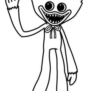 Huggy wuggy coloring pages printable for free download