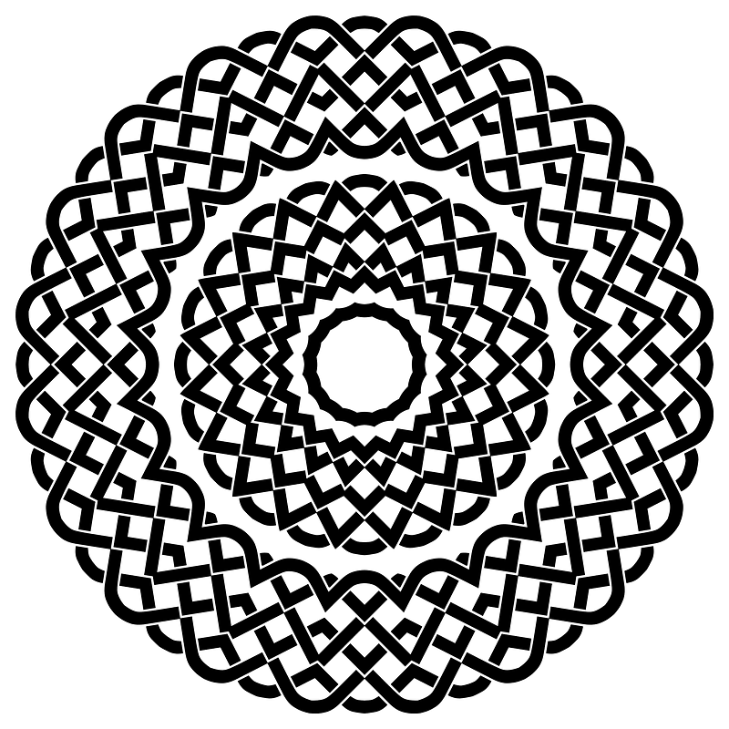 Celtic knot mandala clipart free download transparent png