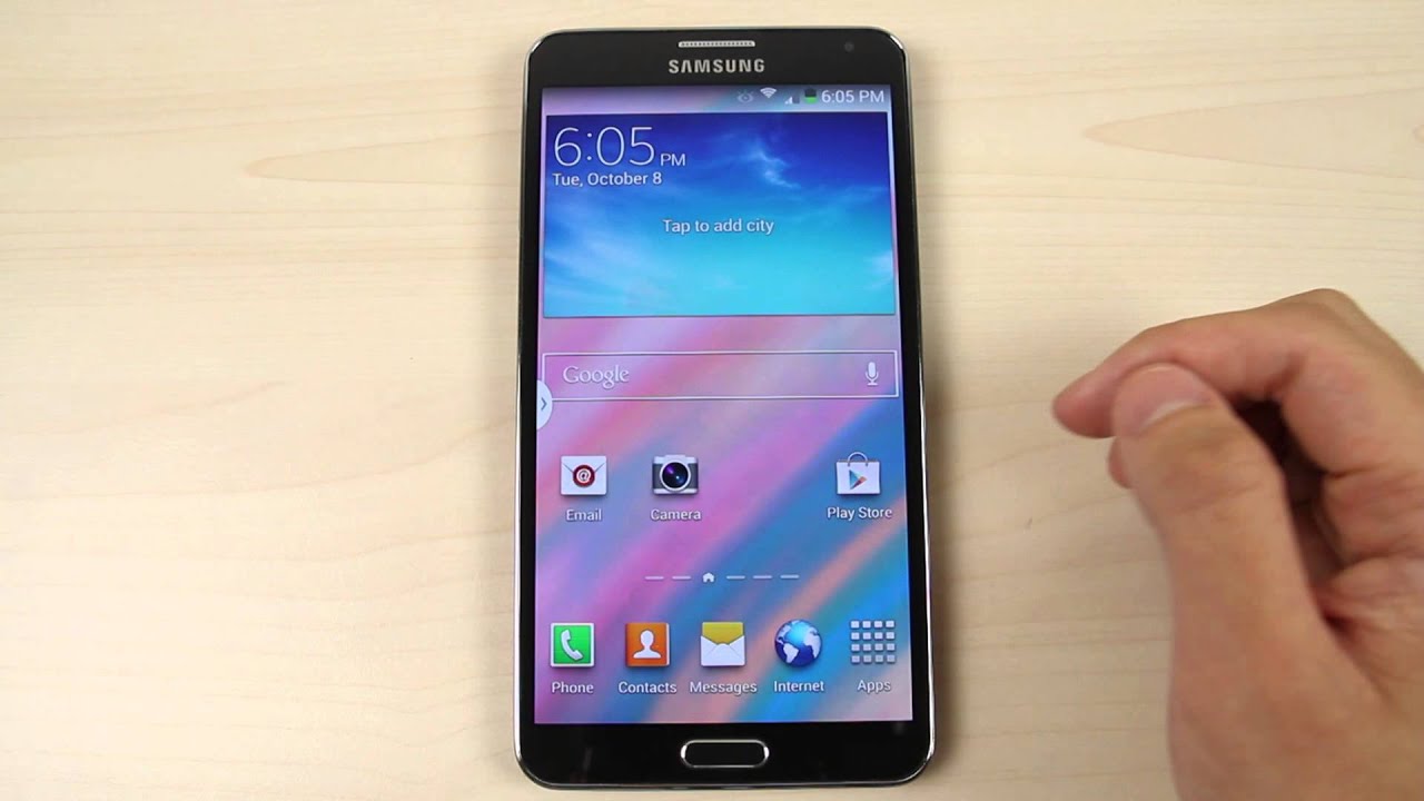 How to change the home screen and lock screen wallpaper on samsung galaxy note