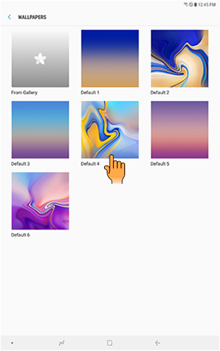 Galaxy tab s how to change wallpaper india