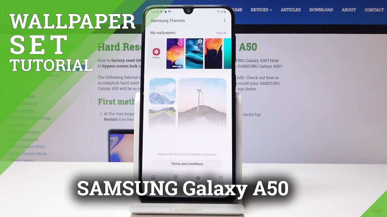 How to change wallpaper in samsung galaxy a