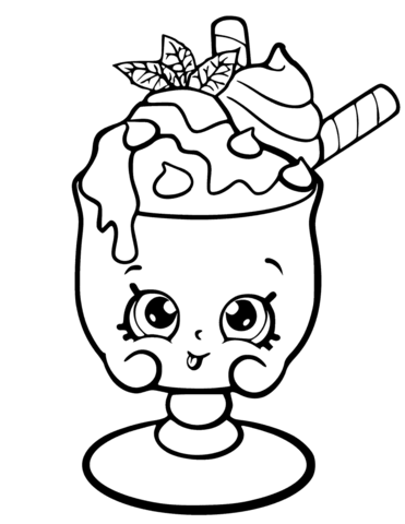 Choc mint charlie shopkin coloring page free printable coloring pages