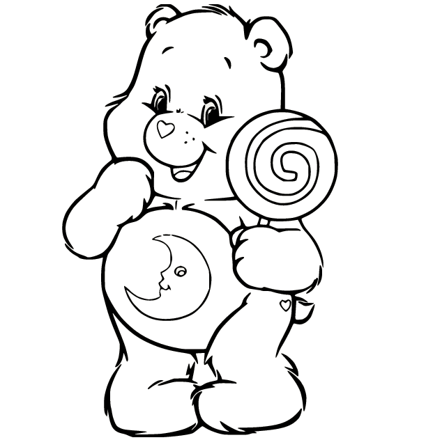 Care bears coloring pages printable for free download