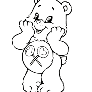 Care bears coloring pages printable for free download
