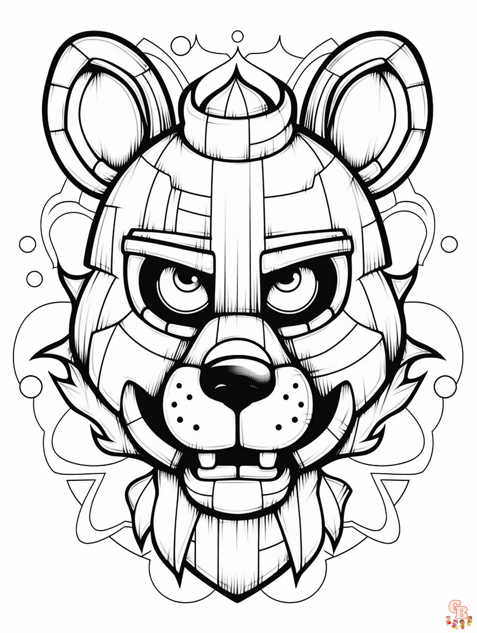 Five nights at freddys coloring pages unleash your creativity