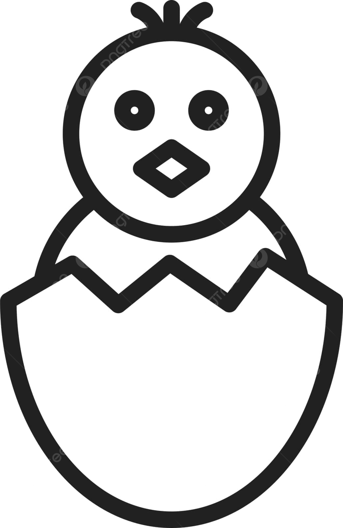 Hatching chick png transparent images free download vector files