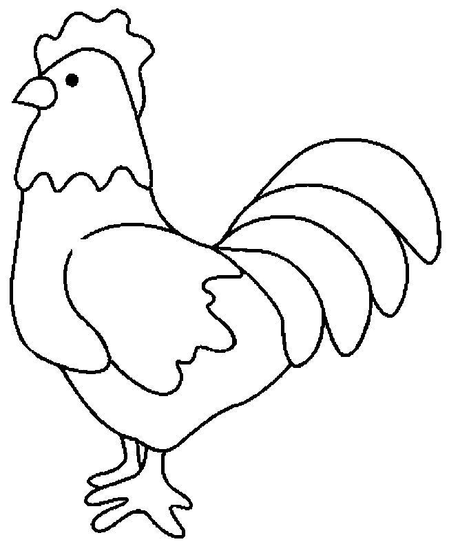 Coloring page chicken animals â printable coloring pages