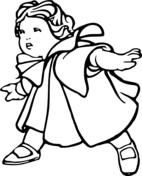 Vintage child playing coloring page free printable coloring pages