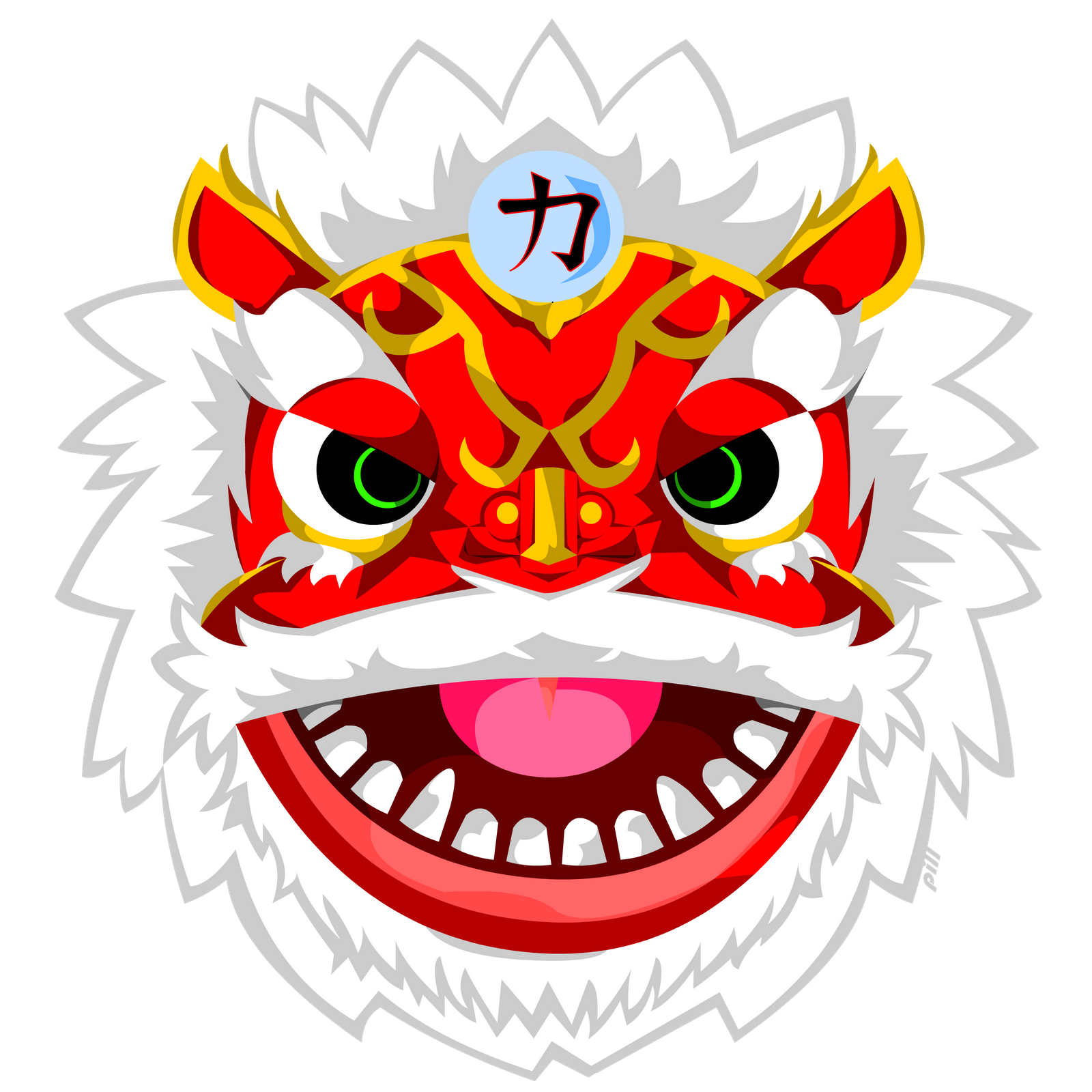 Chinese dragon lion dance dragon mask