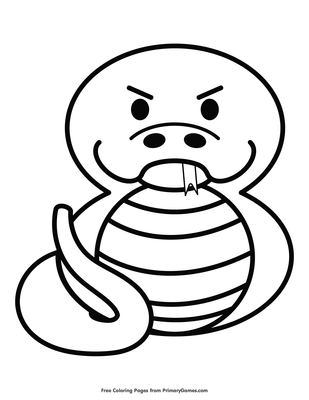 Chinese zodiac snake coloring page â free printable pdf from