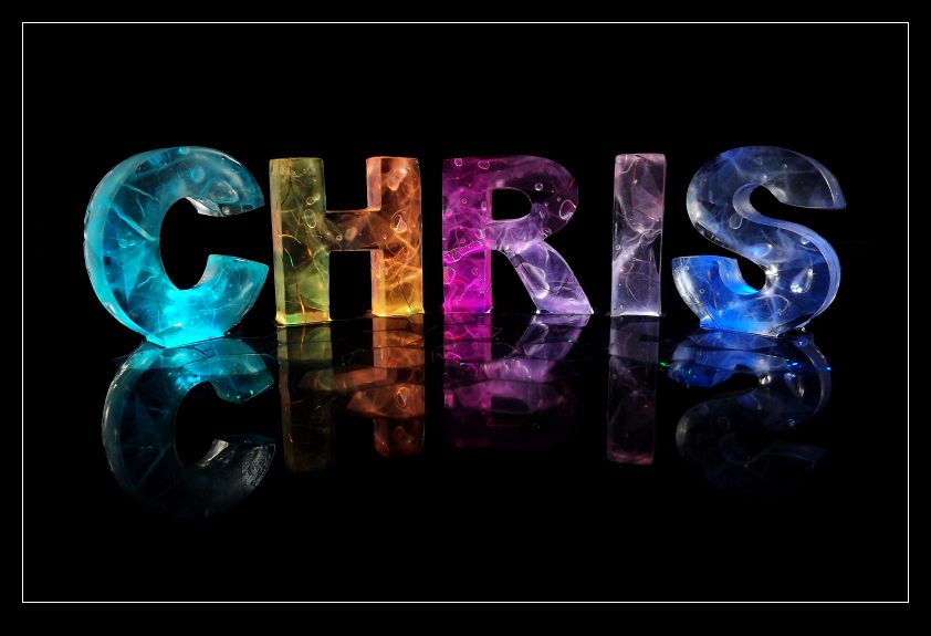 The name chris in d coloured lights galaxy wallpaper cool wallpapers cute name wallpaper