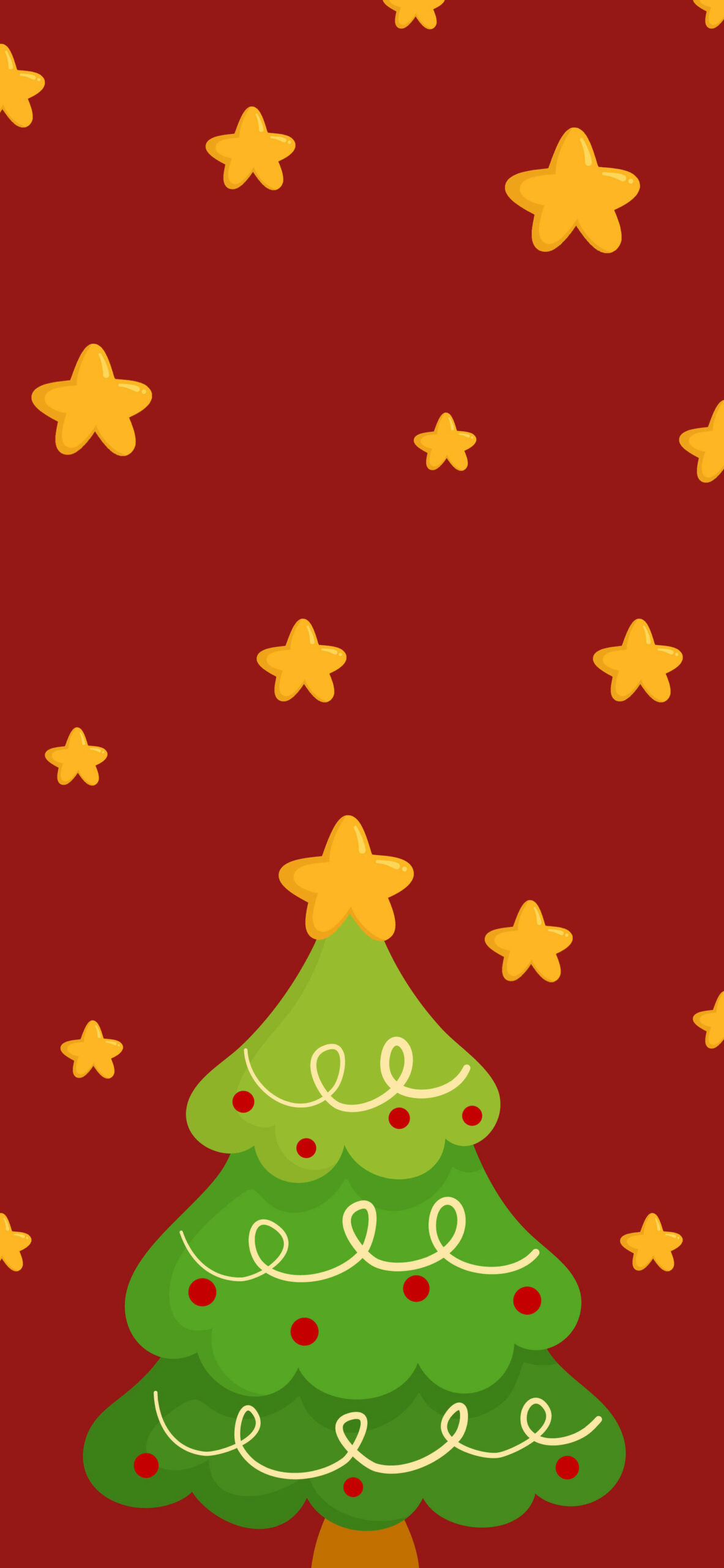 Christmas tree red wallpapers