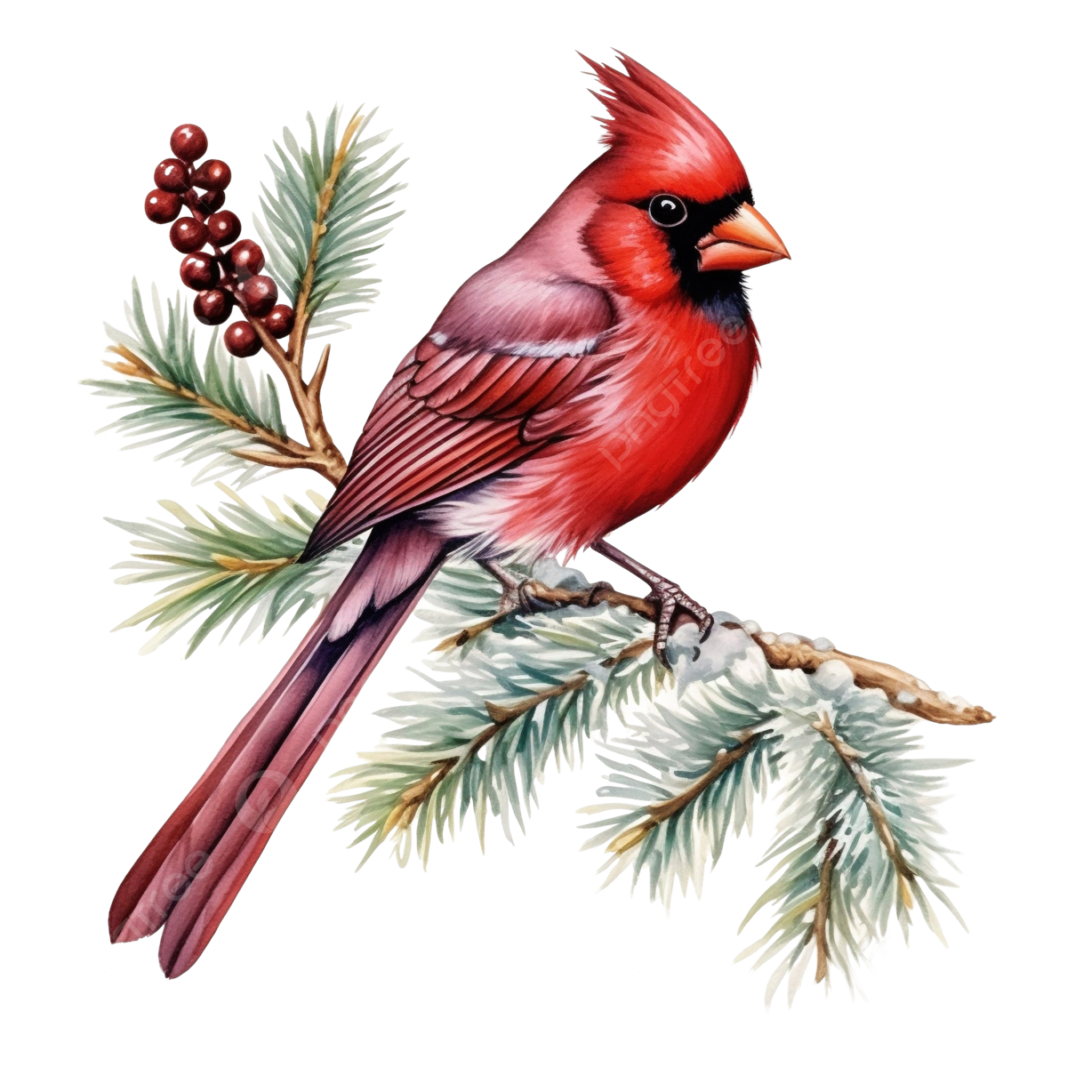 Red cardinal png transparent images free download vector files