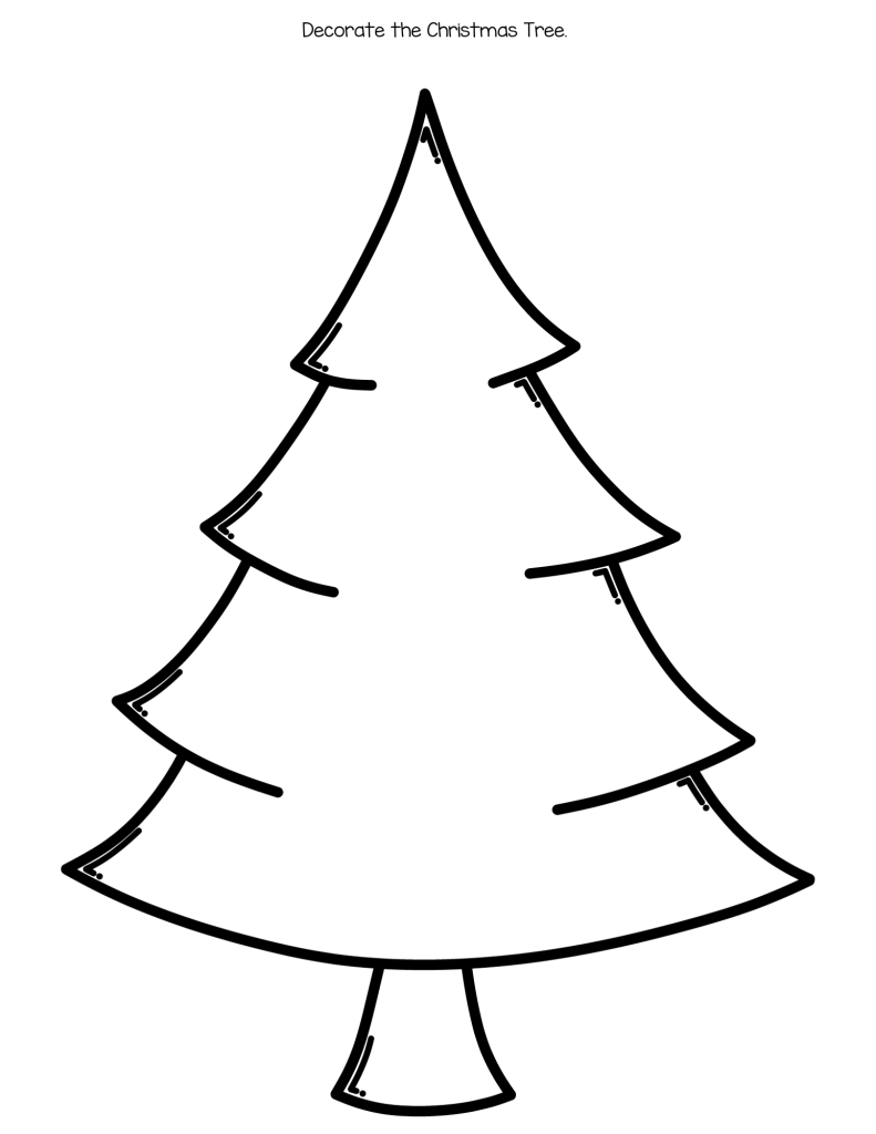 Free festive christmas coloring pages