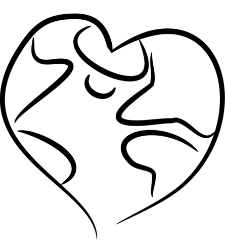 Heart coloring pages free printable pictures