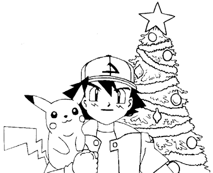 Resultado de imagen para christmas pikachu loring pages loriage pokemon loriage pikachu loriage