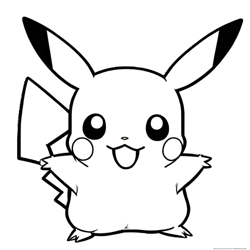 Pikachu coloring pages for free â lulu pages
