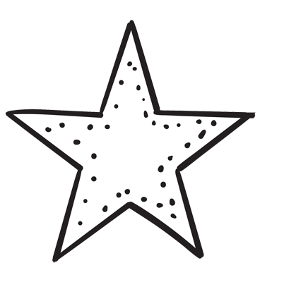 Christmas star template