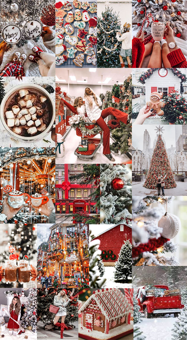 Download Free 100 + christmas wallpaper collage