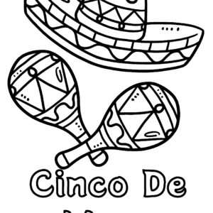 Cinco de mayo coloring pages printable for free download