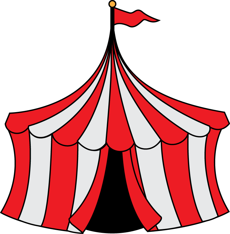 Circus tent clip art