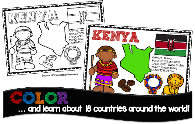 Ð free printable countries of the world coloring pages for kids