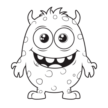 Cute monster png vector psd and clipart with transparent background for free download