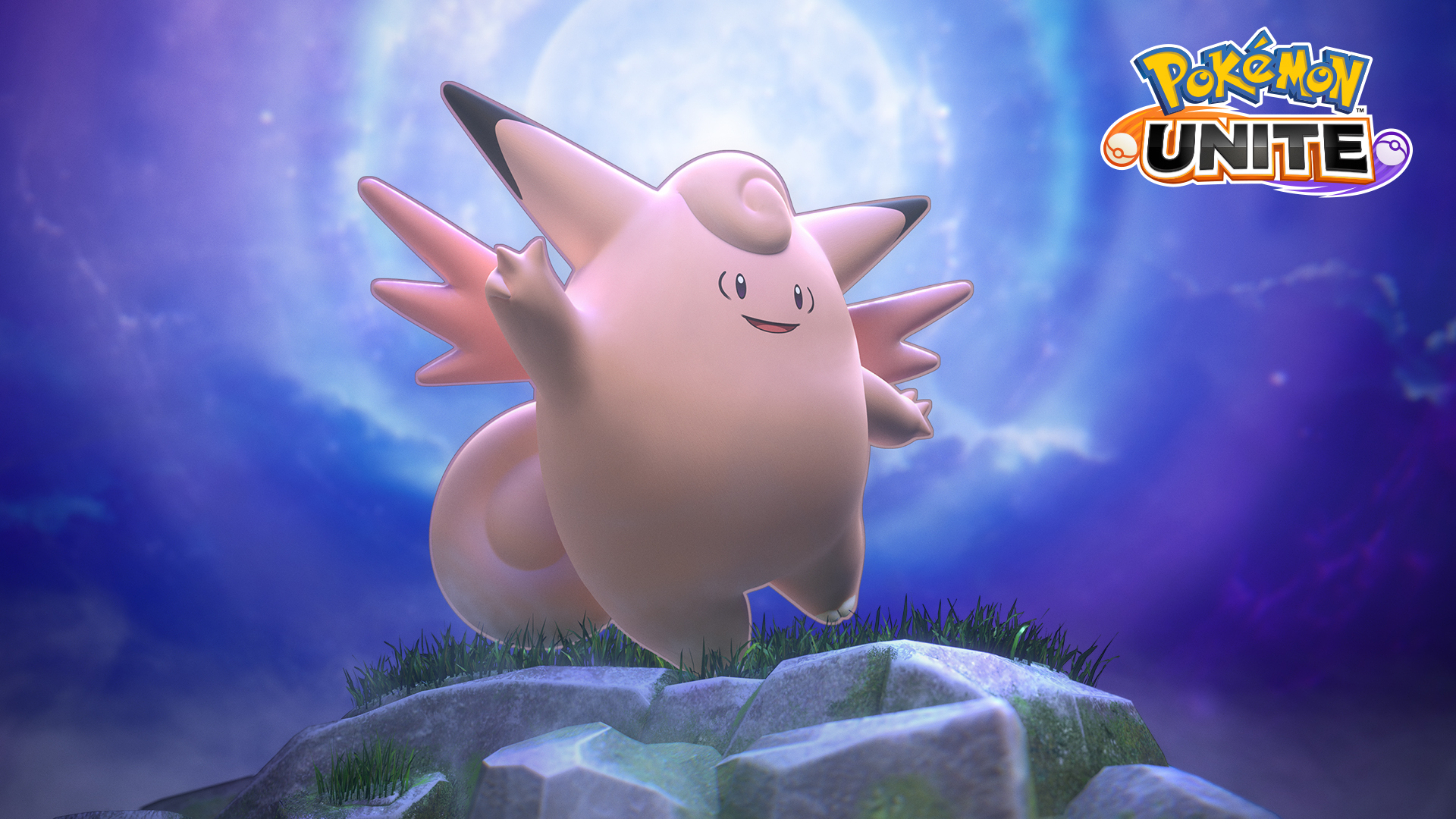 Pokãmon unite on the power of the moon es to aeos island clefable joins pokemonunite on october httpstcoaogfucow