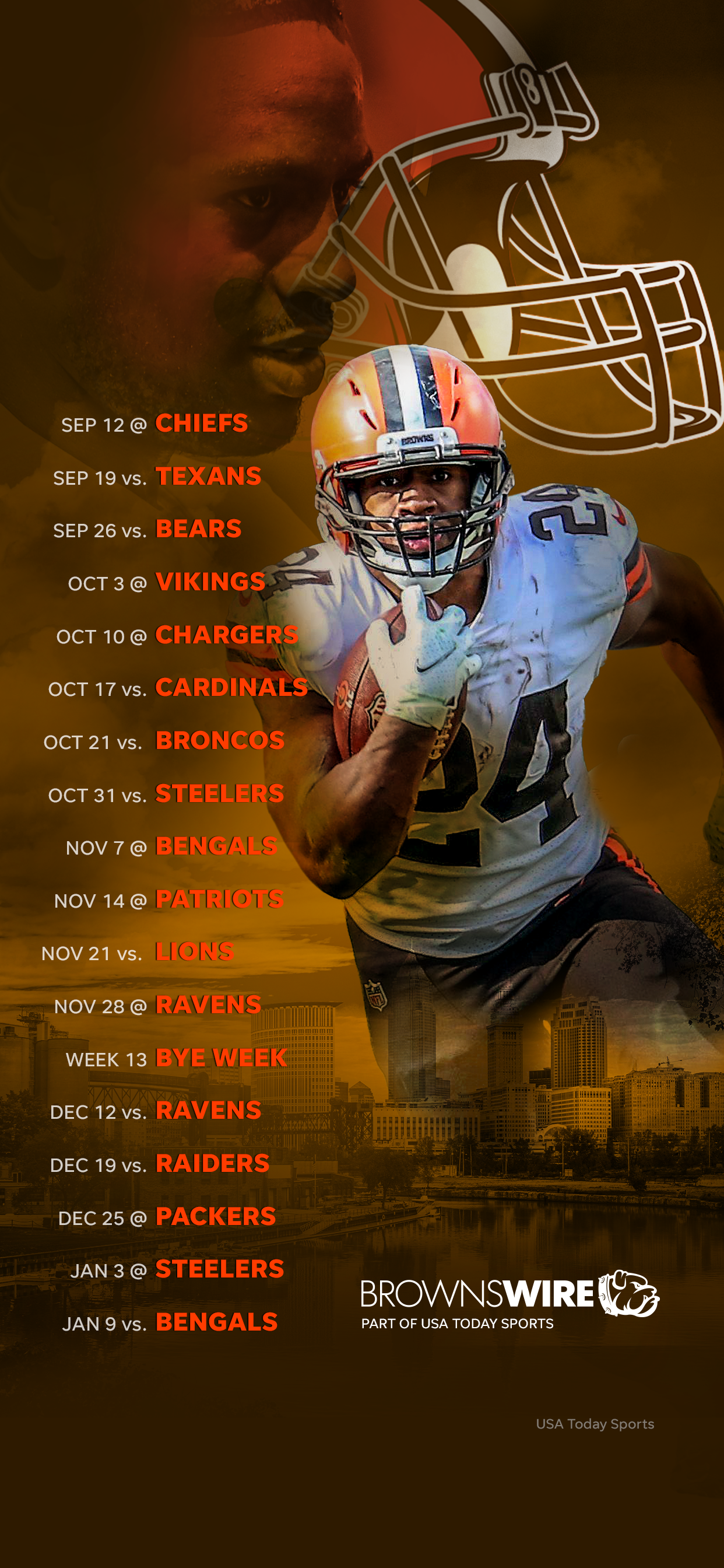 Cleveland Browns wallpaper by Jansingjames - Download on ZEDGE™