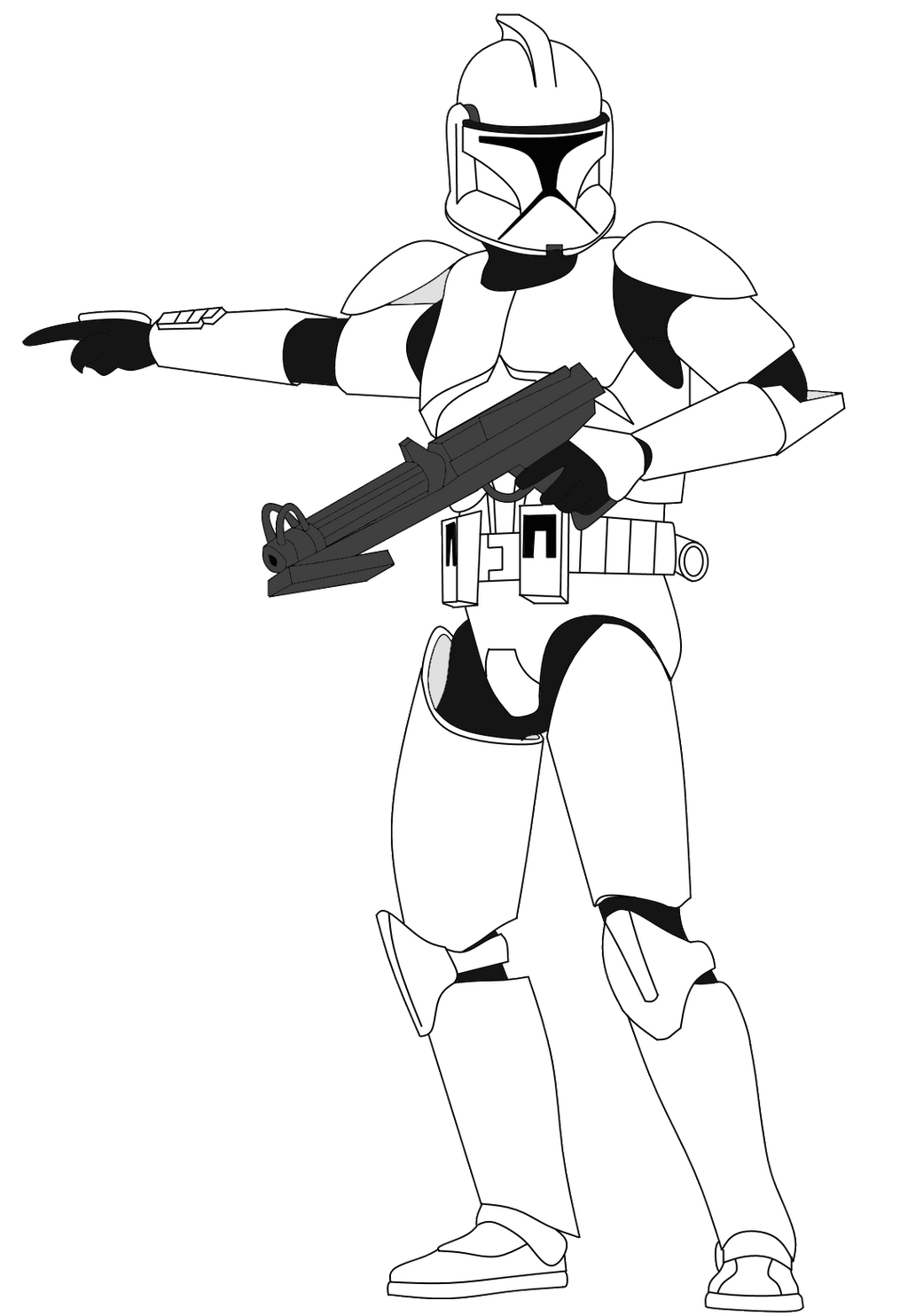 Clone trooper with dc