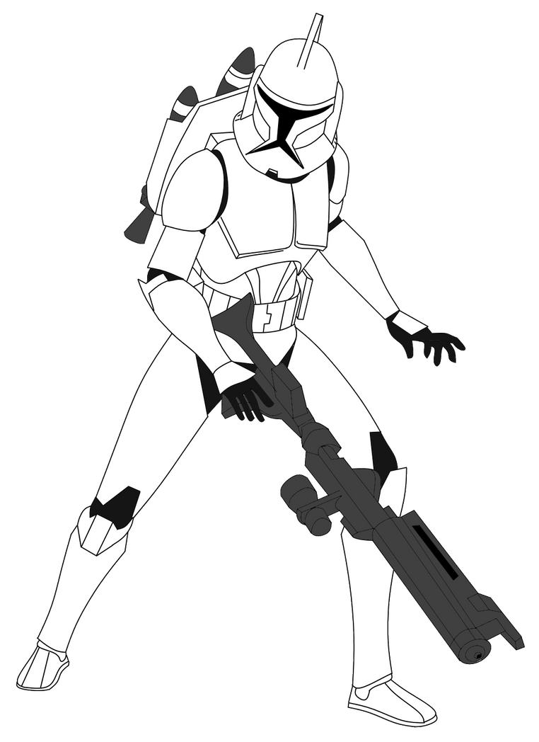 Clone jet trooper by fbombheart on deviantart star wars drawings star wars images star wars background