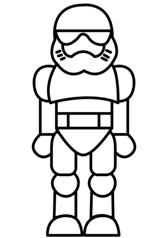Chibi stormtrooper coloring page free printable coloring pages