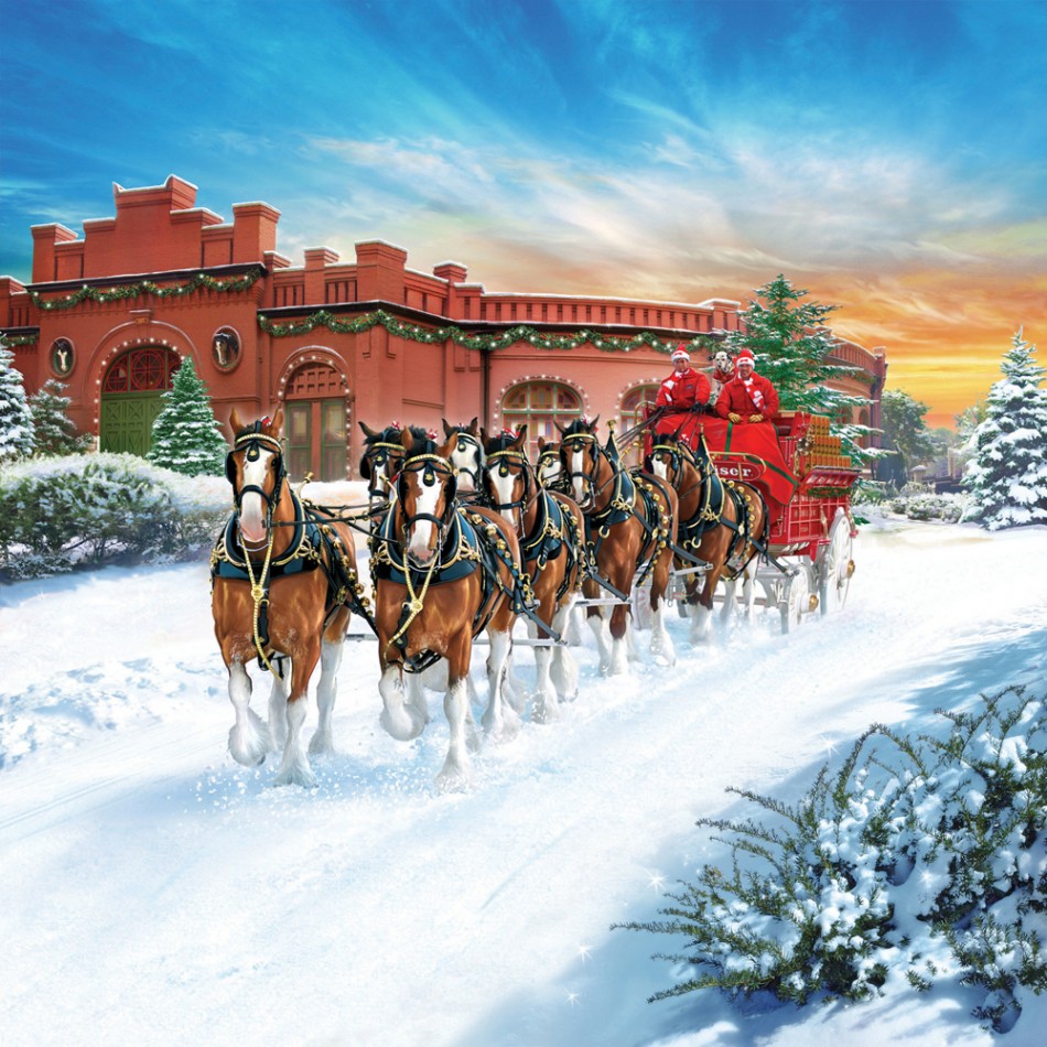 Free download budweiser christmas budweiser christmas by jeff x for your desktop mobile tablet explore clydesdales christmas wallpaper wallpaper christmas christmas lights wallpaper christmas background