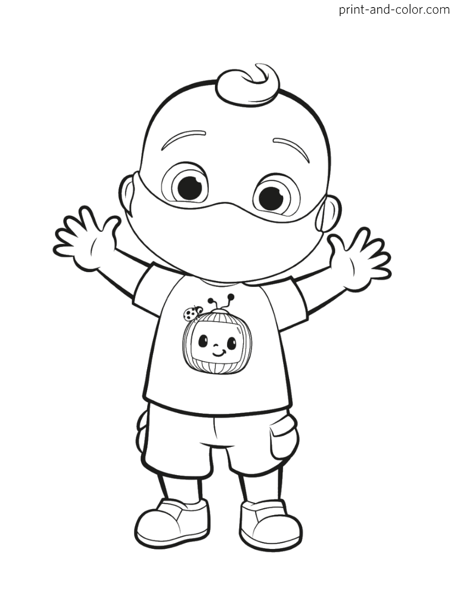 Coelon coloring pages print and color
