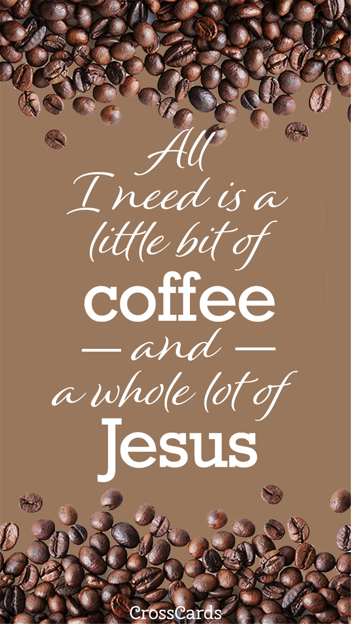 Coffee and jesus wallpaper