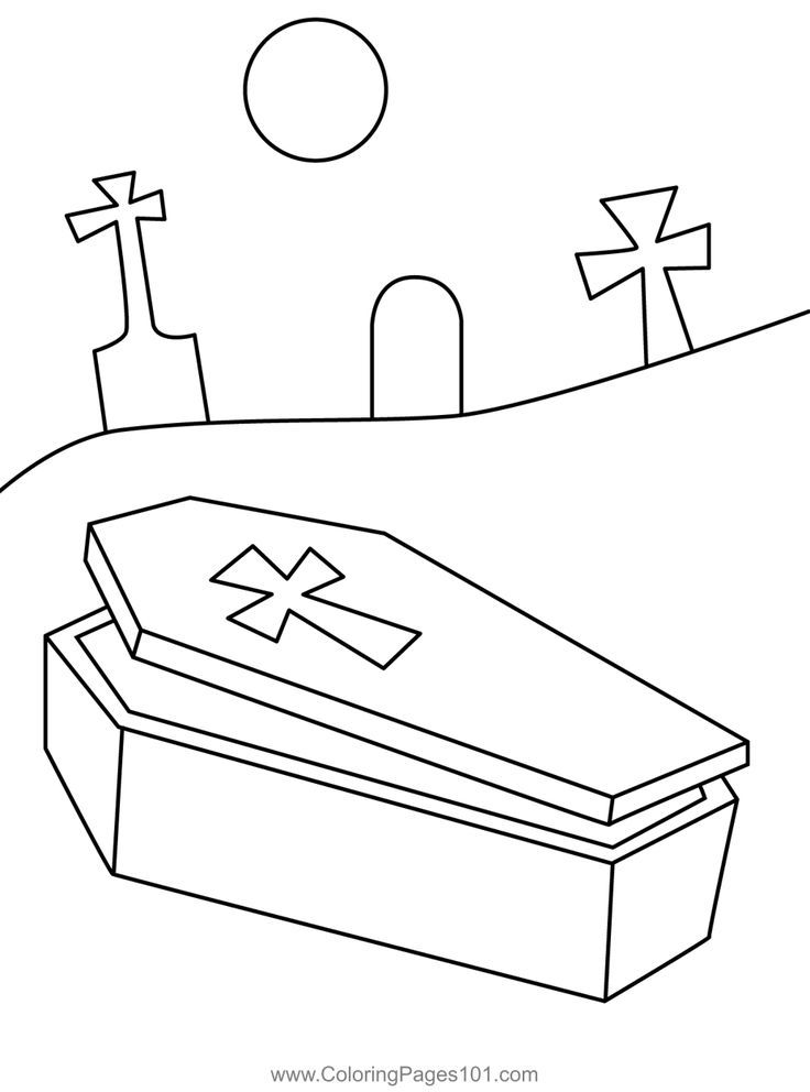 Halloween coffin coloring page coloring pages halloween coloring pages halloween coffin