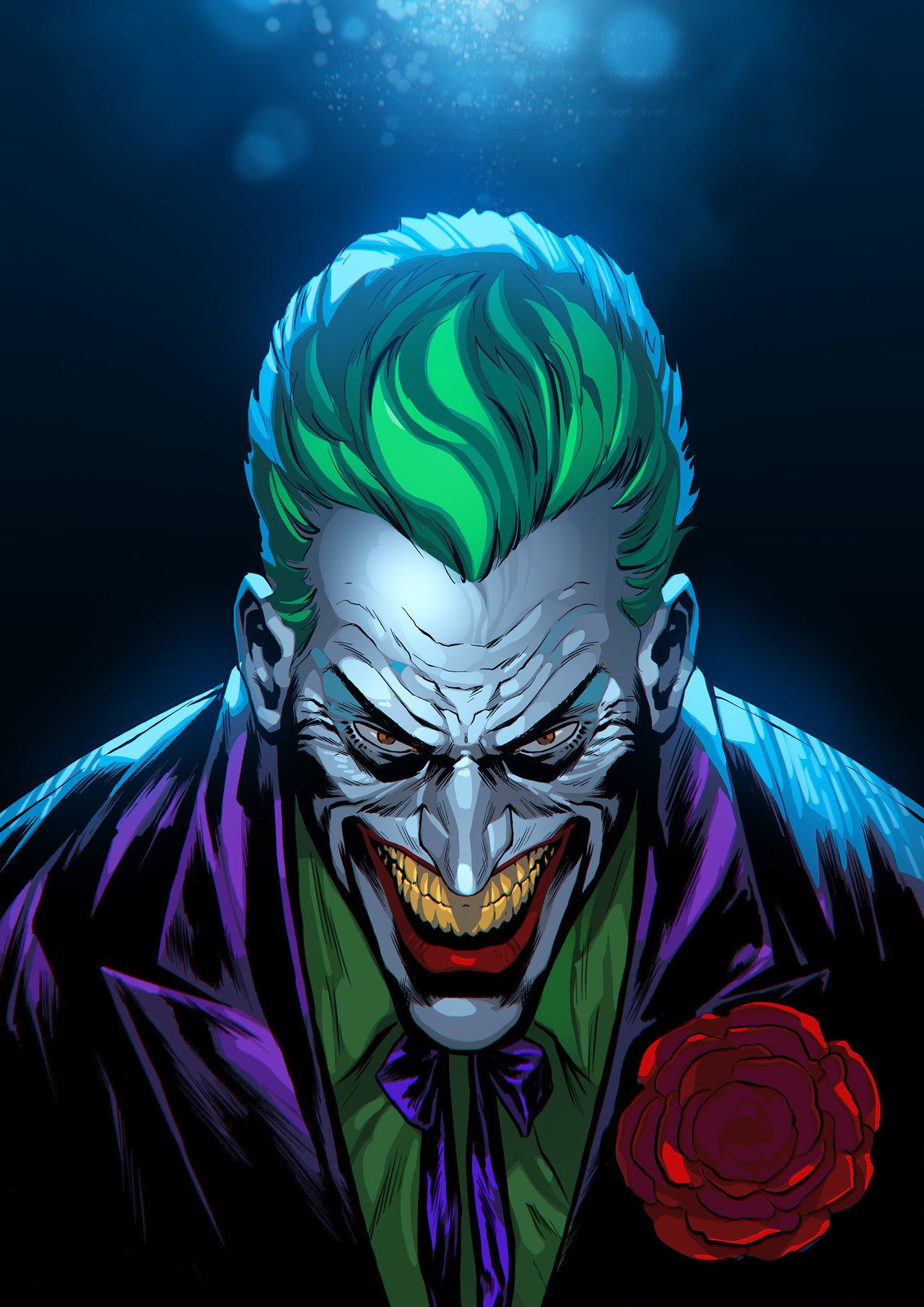 Joker lines by rodrigo lorenzo ig colors by mohammed agbadi da joker ic joker artwork joker wallpapers