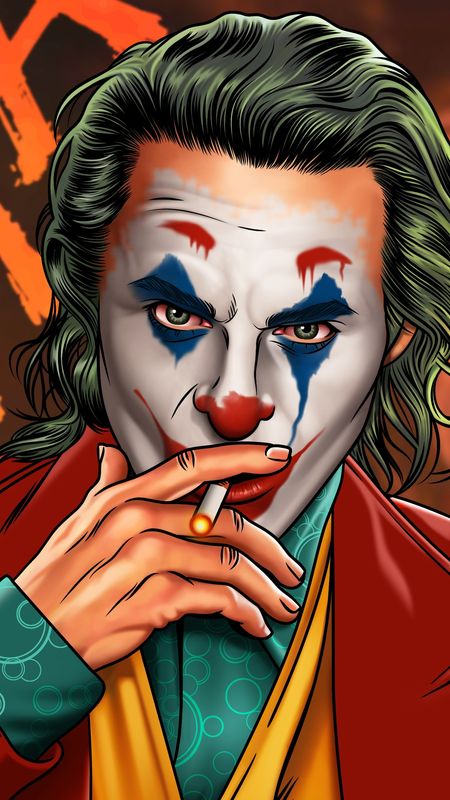 Joker smoking