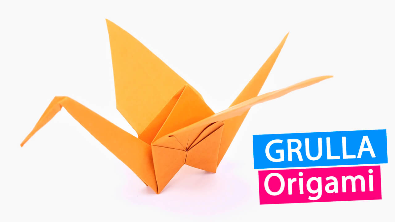 Cãmo hacer una grulla de papel con origami