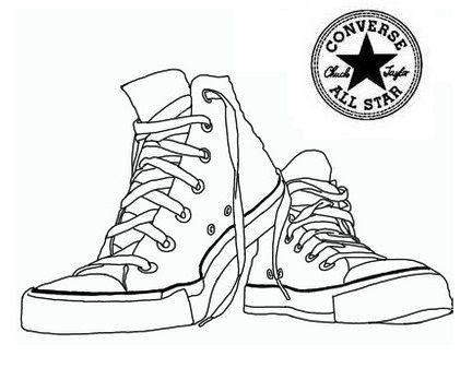 Pin by ãngeles pecino on plantillas para pintar converse coloring pages coloring books