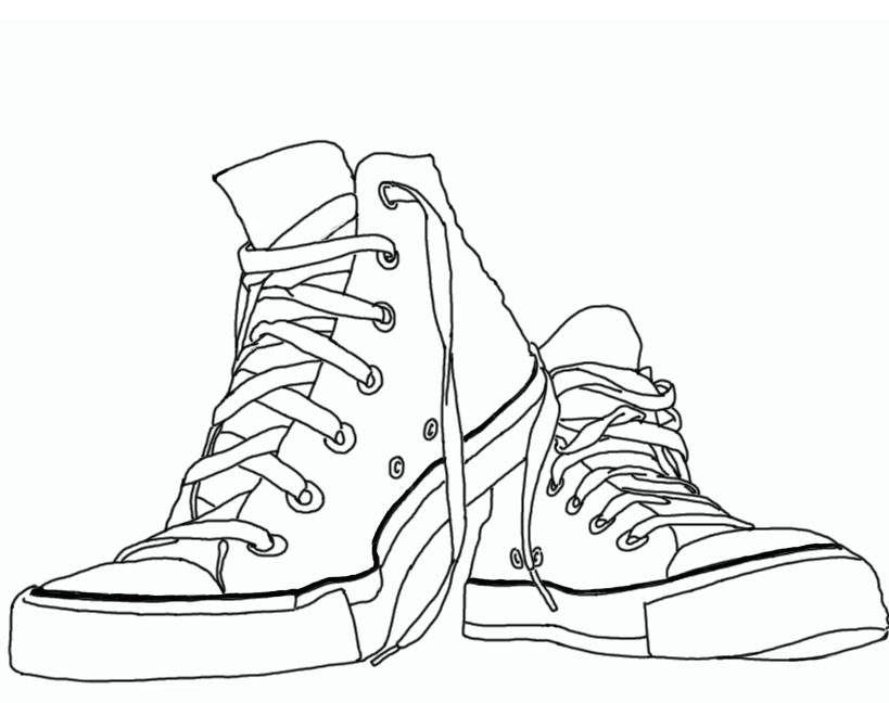 Design converse line art by michexist on