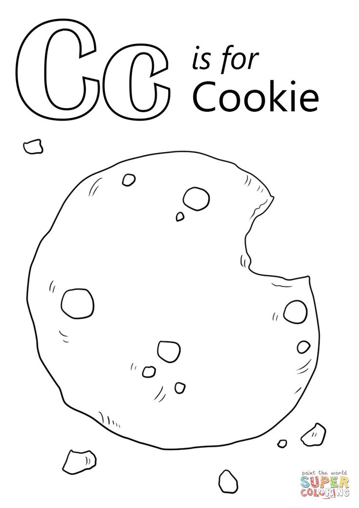 Beautiful photo of cookie coloring pages